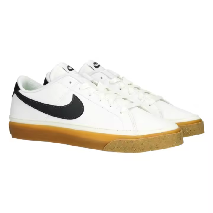 Zapatillas Nike Court Legacy Nn Blancas Antracita Caramelo Dh3161-109 Sneaker Mujer - 1