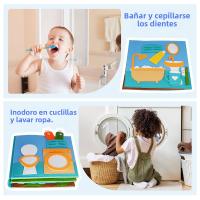 Libro Ocupado De Montessori Para Niñas Juguetes Educativos De Aprendizaje Temprano En La Guardería Actividades Diarias De Aprendizaje Viajes - details 22