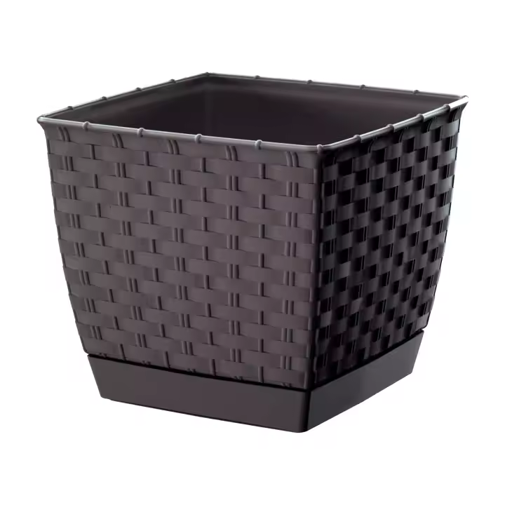 Maceta Prosperplast RATOLLA SQUARE 2.5L Ocre Oscuro para Jardín - 1