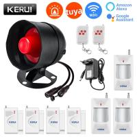 Sistema De Alarma De Seguridad Doméstica KERUI Con Altavoz Y Silbato WIFI 110db Control Remoto a Través De Tuya Sensor De Movimiento Y Puertas Ventanas Para Casa - details 16