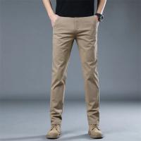 Pantalones Casuales Para Hombre 98% Algodón Gris Caqui Trabajo Pantalones De Oficina Talla Grande Moda Coreana Y2k Ropa De Marca Jogger Cargo - details 18