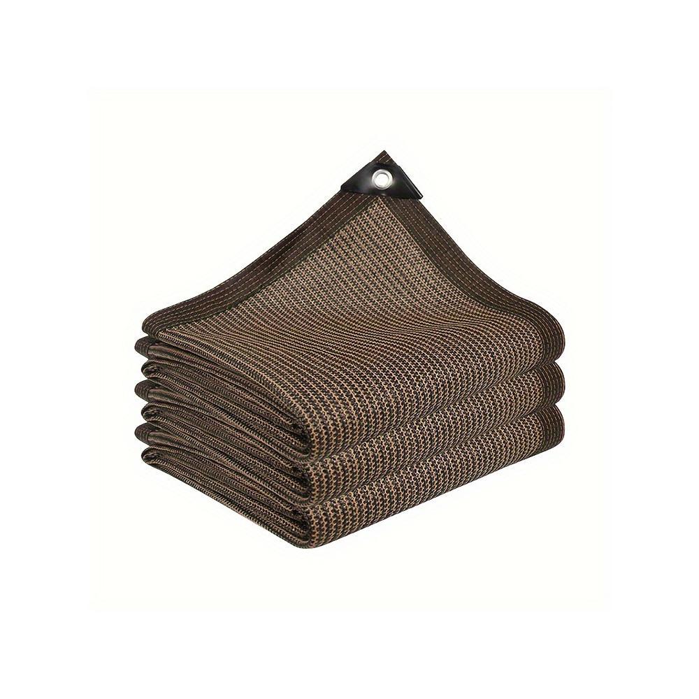 TK Red De Sombra Marron anti-UV Toldo Para Jardín Fácil De Instalar Ideal Para Balcones Y Patios