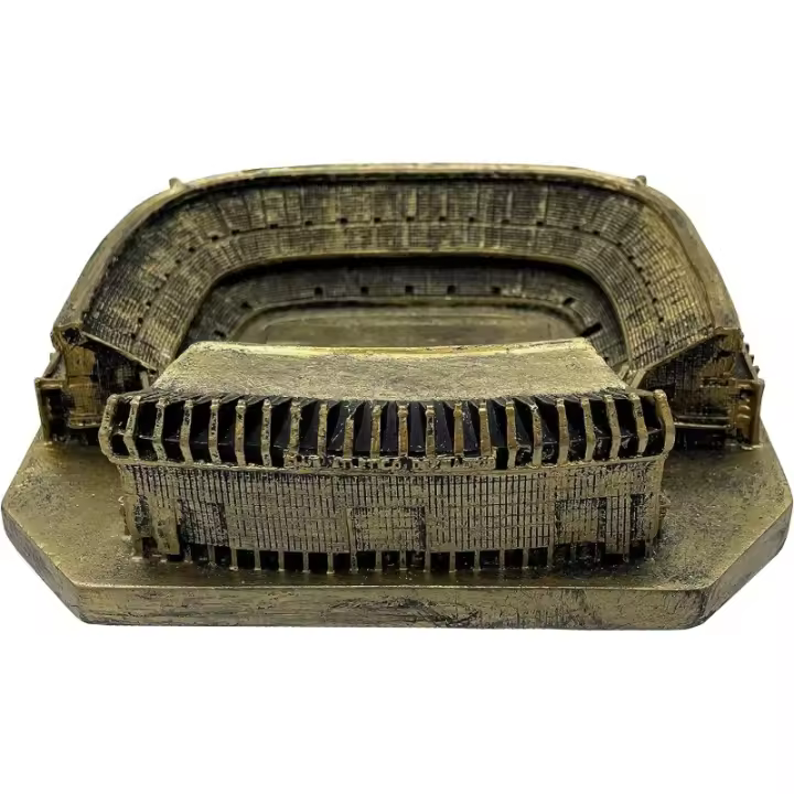Atletico de Madrid Maqueta Estadio Vicente Calderón material Resina color cobre 14,3x16,5x5cm producto oficial MR03ATL - 1