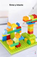 Juego De Bloques De Construcción Grandes 140PCS Para Niños Creativo Set De Bloques Coloridos Básicos De Plástico ABS Juguete DIY Para Bebés Navidad - details 5