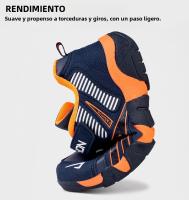 Zapatillas Deportivas Para Niños Y Niñas Calzado Casual De Cuero Transpirable Antideslizante Con Tela Malla Zapatos Infantiles Para Todas Las Estaciones - details 3