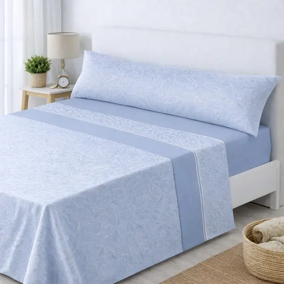 Juego de Sábanas Microfibra 100% Poliéster, Suaves y Frescas para Verano, Estampadas, incluye Bajera -Encimera-1 o 2 Funda de almohada, 18 Diseños para Camas 90/105/135/150/180 cm, ✅ Entrega en España en 48 a 72 horas - 1