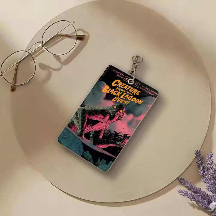 Cartera De Tarjetas De Cuero PU Vintage Universal Monstruos Horror Anti-pérdida Protectora Para Hombres Y Mujeres - 1