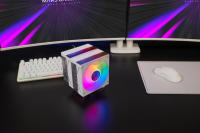 Mars Gaming MCPU-X26, Disipador CPU Dual Tower 350W TDP, 2x Ventiladores 120mm ARGB Infinity Mirror, 6 Heatpipes HCT, Núcleo de Cobre, Rodamientos FDB, Modo Silencioso, Intel LGA y AMD, Refrigeración PC Negro o Blanco - details 1