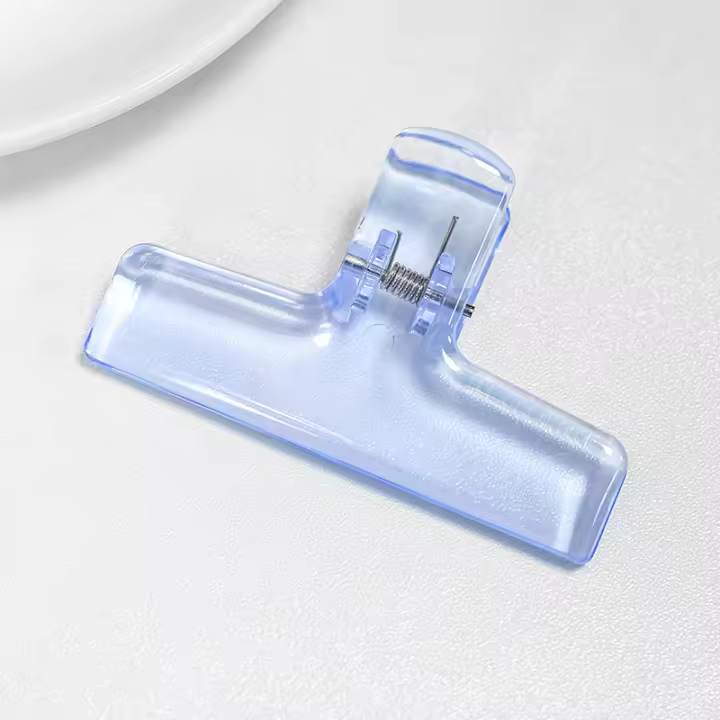 Carpeta De Acrílico Transparente Y Sencilla Para Oficina Y Estudio Con Clip Para Facturas Y Material De Aprendizaje Carpeta Larga Y Delgada - 1