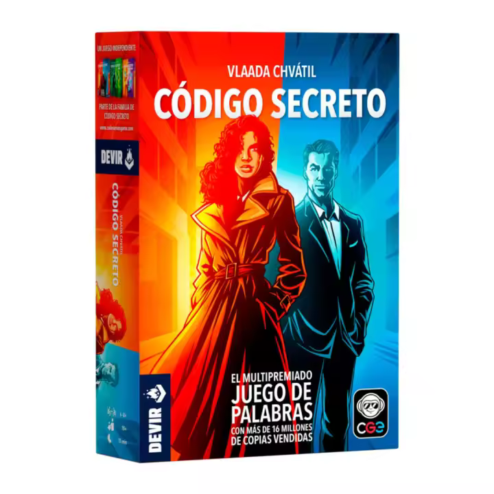 DEVIR CODIGO SECRETO Juego de Mesa - Nuevo a estrenar - Devir - Juego de Espías - 1