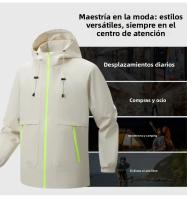 Chaqueta De Trabajo Funcional Para Hombre Americana Impermeable Y a Prueba De Viento Para Montañismo Al Aire Libre En Primavera Y Otoño - details 7