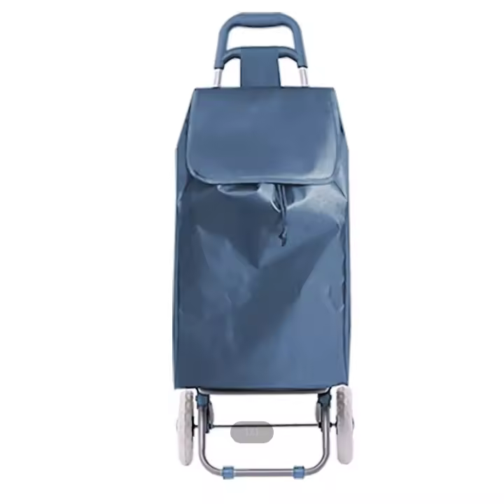 STARLEY- Carro de la Compra de 2 Ruedas, Carrito de la Compra para Supermercado , Bolsa Principal de 40L, Bolsillo Posterior, 90 x 30 x 35cm - 1