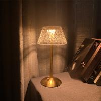 Lámpara De Mesa Nórdica Con Cristal Toque Dimming USB Recargable Luz Nocturna Para Decoración De Habitación Bar Café Hotel - details 10