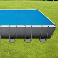 INTEX - Cobertor solar piscina rectangular, 732x366 cm, lona piscinas hinchables y desmontables, reduce la evaporación del agua, conserva la temperatura, con orificios de drenaje - details 5