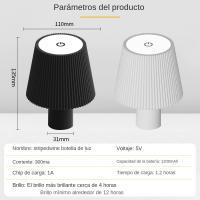 Lámpara De Mesa LED Para Botella De Vino 1pc Luz Nocturna Portátil Sin Cable Para Exterior Restaurante Dormitorio Bar Fiesta - details 22