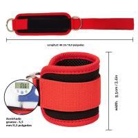 Strap De Tobillo Ajustable Para Fitness Con Anillo D Soporte Para Ejercicios De Pierna En El Gimnasio Y Entrenamientos Deportivos Guardia De Fitness Seguridad Abductores - details 1