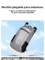 Mochila Ultra-Ligera Plegable Impermeable Y Duradera Para Senderismo Y Aventuras Al Aire Libre Comodidad Y Resistencia En Un Solo Paquete - details 0