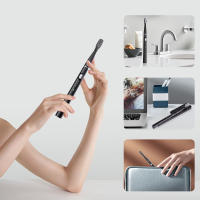 Cepillo De Dientes Eléctrico Ultrasonido Potente Con 3 Modos De Limpieza Recargable USB IPX7 Impermeable Blanqueamiento De Dientes Con Estuche De Viaje Para Adultos - details 7