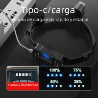 Linterna Frontal LED De Alta Potencia Con Sensor XPE+COB 7 Modos Para Pesca Y Cazalampara De Corbata Recargable Con Batería 18650 - details 8