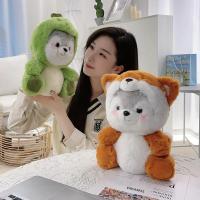 Nueva Creativa Muñeca De Peluche De Perro Husky Creativa Kawaii Transformable En Cerdo Koala Dinosaurio Zorro Animal Suave De Peluche Para Niños Y Adultos - details 13