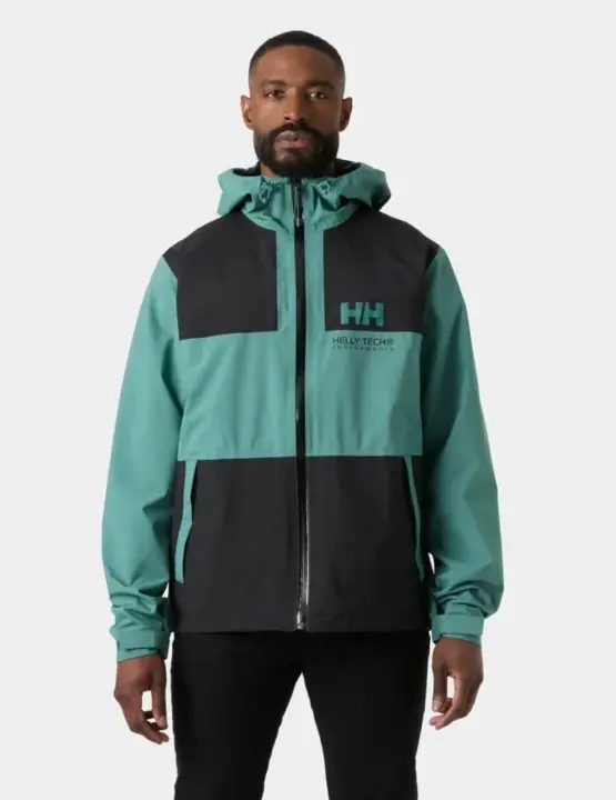 Parka HH Ace Rain Verde Hombre - 1