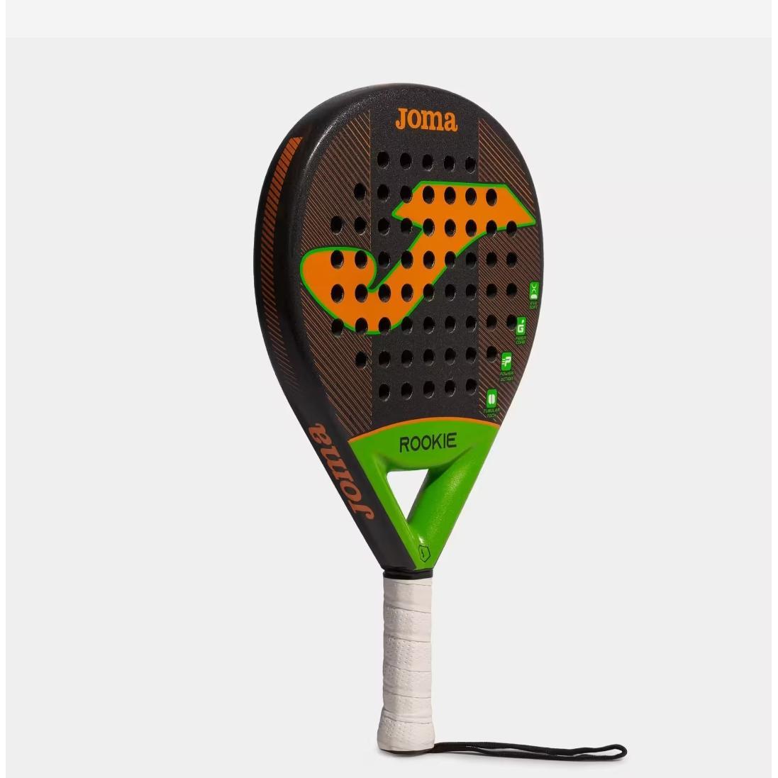 Joma Rookei pala padel negro naranja