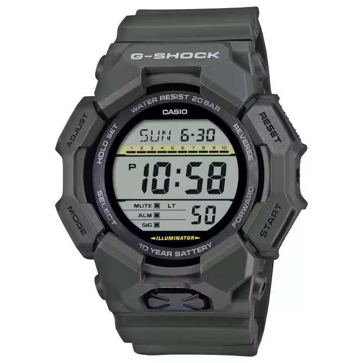 Casio G-Shock GD-010-3JF JDM 51.9mm 200m WR 10 años de batería correa de silicona - 1