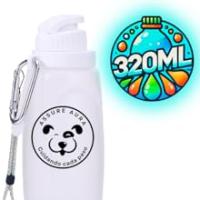 Pack Botella Pipi Perros Calle Silicona 320ml + Mosqueton + Cuerda Ajustable + Bolsas + Funda | Botella Agua Perro y Accesorios Perros | Botella pises Perro | Ideal Paseos (Azul, 320ml), Assure Aura - details 4
