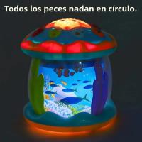 Juguetes Educativos Sensoriales Para Bebés 1-3 Años Proyector De Luz Mar Musicial Montessori Regalos Para Niños - details 5