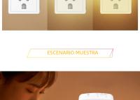 Lámpara Nocturna LED Con Sensor De Movimiento Para Niños Decoración De Dormitorio Pasillo Y Escaleras Luz Nocturna Para Cama EU US Plug - details 11
