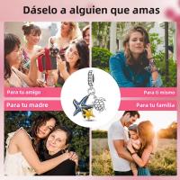 Encantos De Viaje Para Café Plata Charms Para Perros Y Gatos Corazón De Cuentas Adecuados Para Pulsera Original DIY Tendencia Clásica Vintage Romántica - details 414