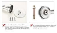Parador De Puerta De Acero Inoxidable De Tamaño Extendido Con Punta De Goma Antideslizante Y Antiseña Protector De Pared Para Sliding - details 11