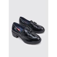 Fluchos F2111 Mocasines Con Tacón Mujer Negro - details 0