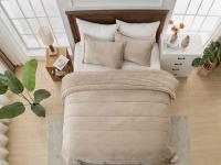 KingnetStore - Edredón Grueso con Borrego Sherpa 600 g/m² - 3 Tamaños con 1/2 Fundas de Almohada – Franela, Relleno, Borrego - details 4