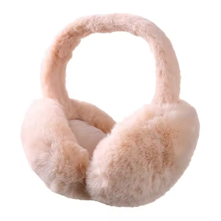 Orejeras de Felpa para Mujer Orejeras de Felpa Plegables Orejeras de Invierno para niños, Adecuadas para Climas fríos - 1