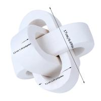 Adorno Decorativo De Madera Bohemia Estilo Carved Manualmente 3 Enlaces Nó De Madera Arte Y Manualidades Para Escritorio Oficina Casa - details 1