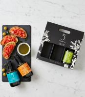 5 Elementos - Estuche Aceite de Oliva Virgen Extra Cornicabra, Picual y Arbequina 3x250ml, Regalo Gourmet de Variedades Premium - details 1