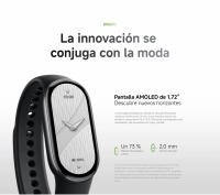 Official | Xiaomi Smart Band 10, Pantalla AMOLED de 1,72" con biseles ultrafinos simétricos, Marcos y accesorios de múltiples materiales y colores para darle chispa a tu look, Mejora la gestión del sueño con orientación personalizada* - details 2