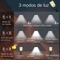 Lámpara De Calle LED Solar Con Sensor De Movimiento Y 3 Modos Impermeable Para Jardín 108/117COB Iluminación De Seguridad Exterior - details 3