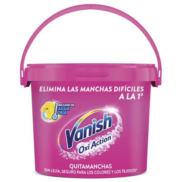 Vanish Oxi Action - Quitamanchas para Ropa Blanca y de Color, en Polvo, Sin Lejía – 2,4 KG - 1