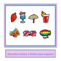 10-100Pcs Encantos De Zapatos Para Verano Accesorios Para Decorar Zapatos Y Llaveros De Playa Bolsos De Playa Hechos De PVC - details 2