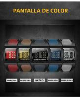 Reloj Deportivo Digital Para Hombres SANDA Resistente Al Agua 5Bar Big Dial Luminoso Alarmas Chronógrafo Multifuncional Reloj De Pulsera Casual - details 4