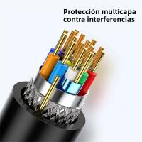 Cable Type C a HDMI Compatible USB C a HDTV Convertidor HD 4K USB 3.1 Adaptador Para MacBook Chromebook Samsung Xiaomi - details 8