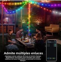 Tira De LED RGBIC Inteligente 20M 10M 5V Con Bluetooth Para Decoración De Fiesta Y Festivales Control Remoto Y Music APP - details 8