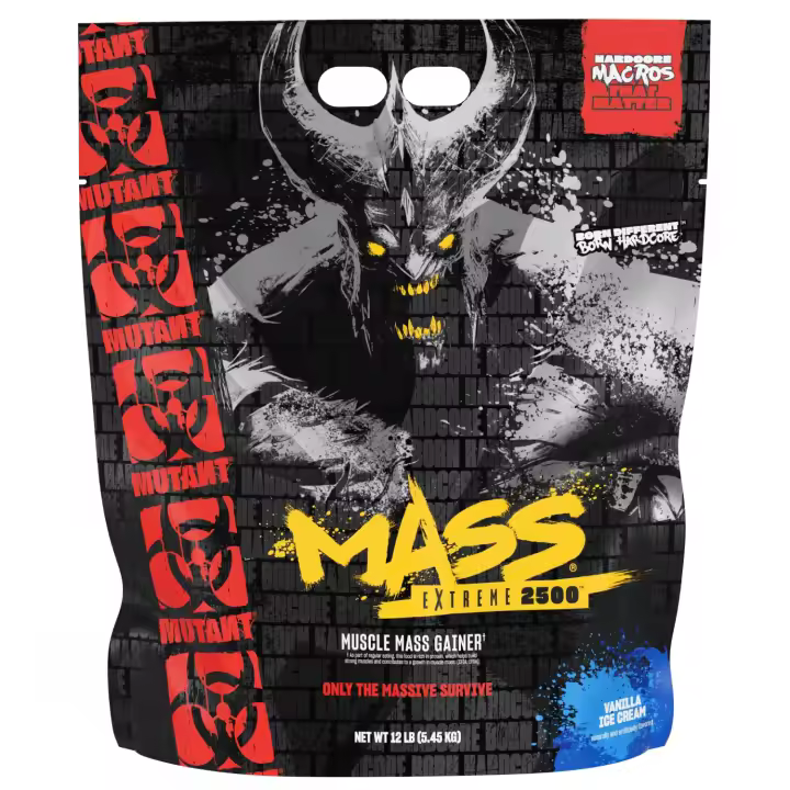 Mutant Mass Extreme 2500 - 5,44 Kg, Ganador de Masa Muscular - 1
