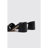 Guess FLJGAS-LEA03 Sandalias De Tacón Mujer Negro - details 3