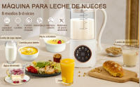 Don Feliz Batidora Licuadora Multifunción 8 en 1 1,4L, Procesador de Alimentos con 12 Cuchillas de Acero Inoxidable, Pantalla LED y Temporizador para Batidos, Smoothies, Zumos, Sopas y Leche Vegetal - details 0