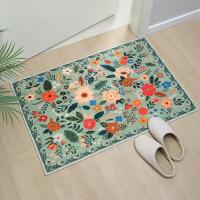 VIKAMA Alfombra De Piso Absorbente Y Antideslizante Para Baño Fácil De Limpieza Estilo De Patrón Impreso Material 100% Poliéster - details 11