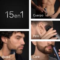Braun Recortadora Todo en Uno Series 7 para Afeitado Masculino, Recorte Barba, Depilación Masculina, Corte de Pelo, Nariz y Orejas Láminas Ultraafilada, Resistente Al Agua y Recargable- Modelos AIO7540 y AIO7580, Producto Europeo con Garantía Oficial. - details 7