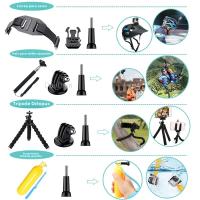Kit De Accesorios Para Cámara De Acción Compatible Con Gopro Hero 12 11 10 9 8 7 6 5 4 Max Mount Session YI 4K SJCAM EKEN Osmo AKASO APEMAN Resistente Al Agua - details 16